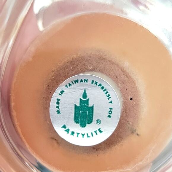 Partylite Teddy Bear Glass Crystal Teddy Bear Candle Holder 4" - Picture 7 of 7